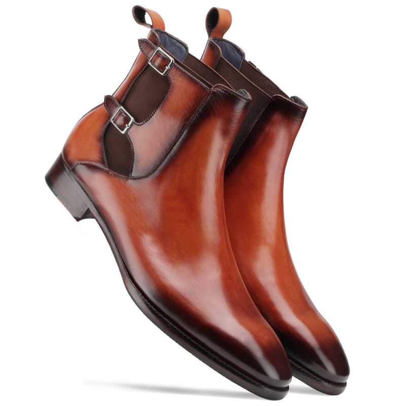 Veborg Chelsea Boots in Tan