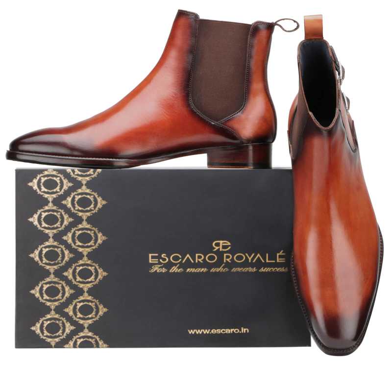 Veborg Chelsea Boots in Tan