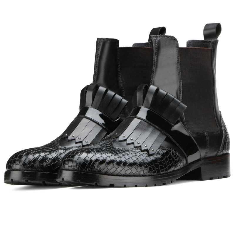 Hopton Chelsea Boots in Black