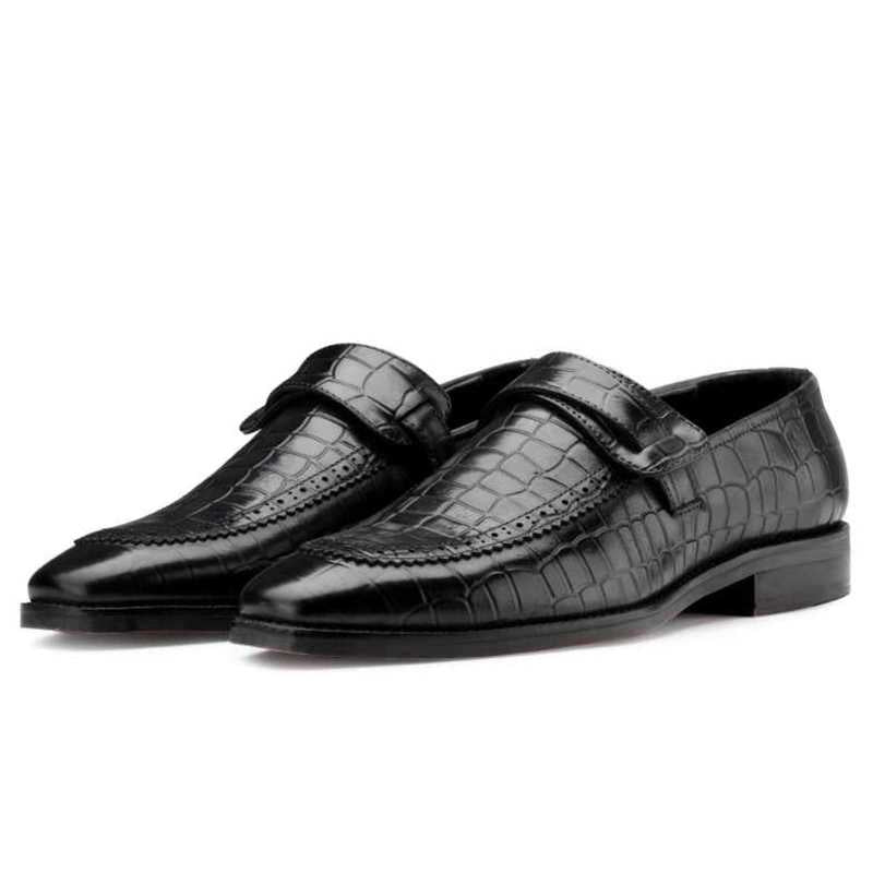 Rockhill Designer Penny Loafers in Black