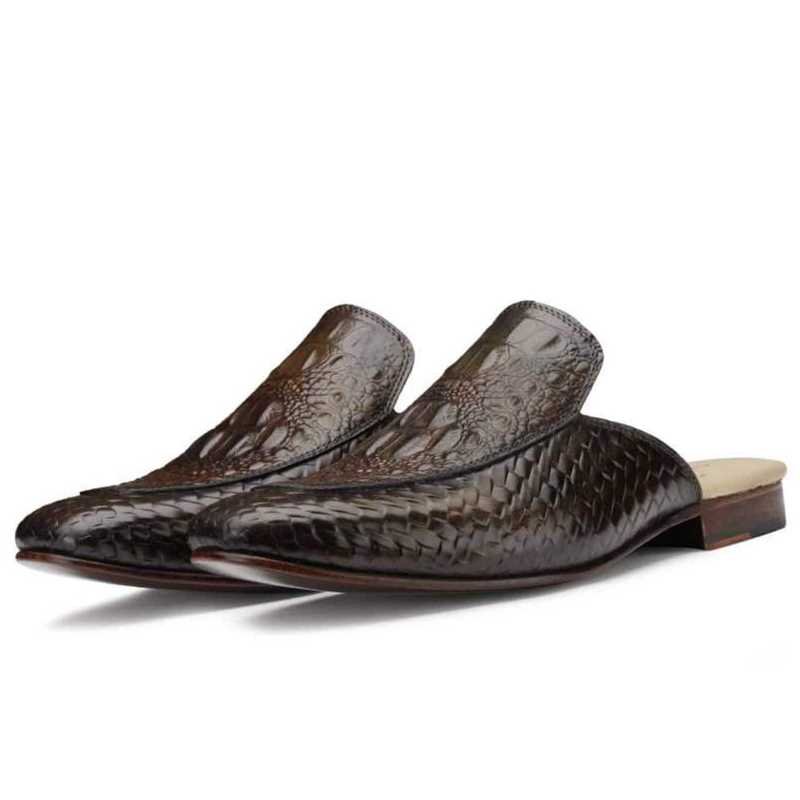 Georgetown Mule Slippers in Brown