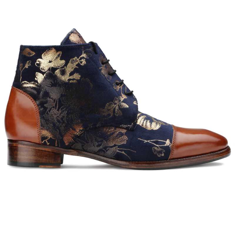 Fei Designer Chukka Boots in Blue