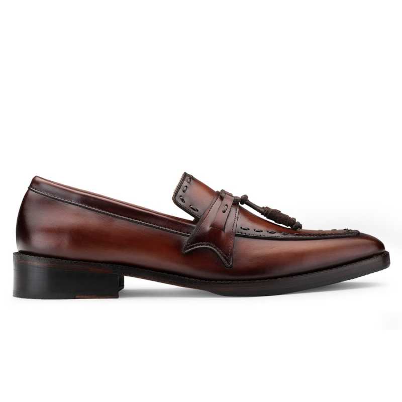 Dominator Tassel Loafers in Brown