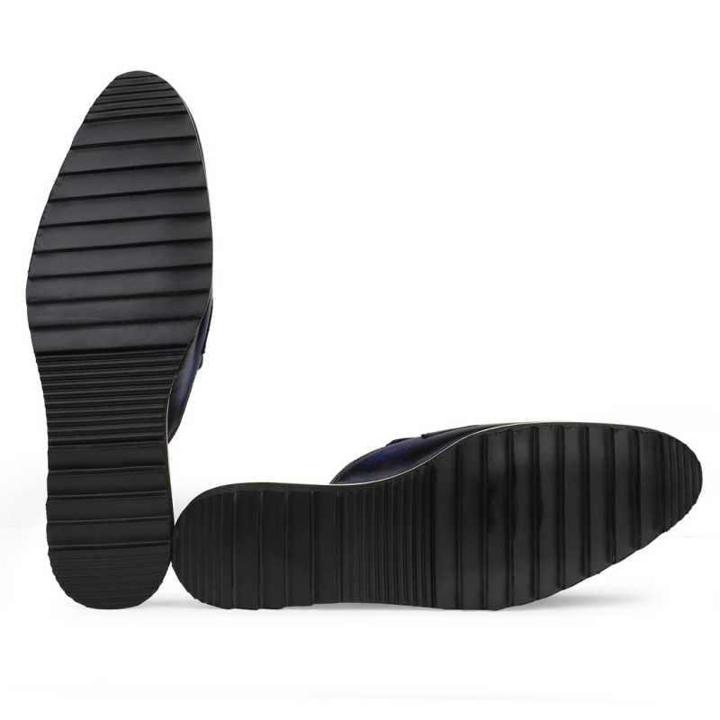 Kobe Mule Slippers in Blue