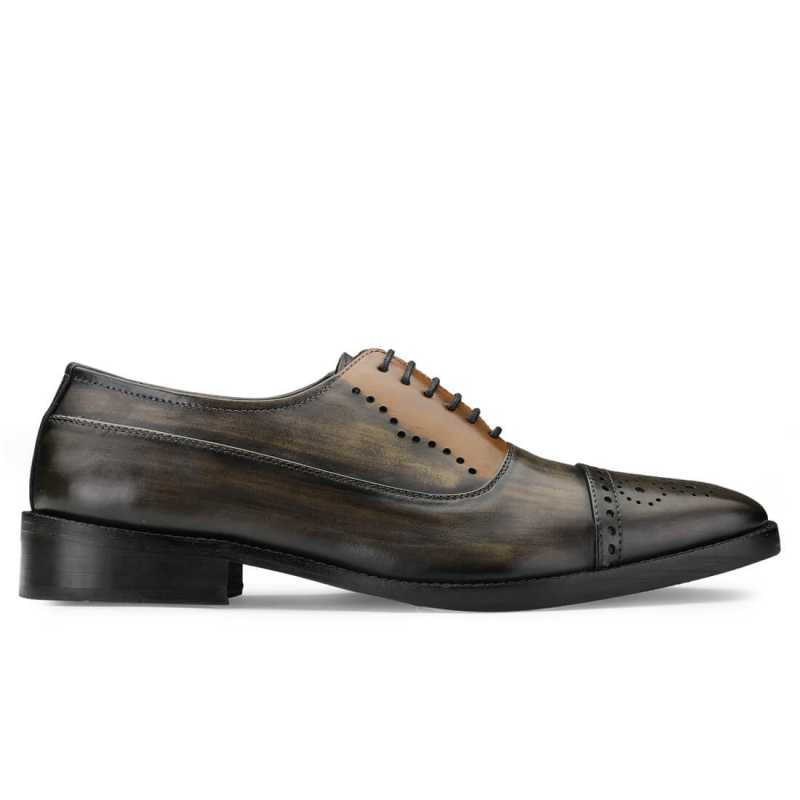 Marvin Medallion Captoe Oxfords