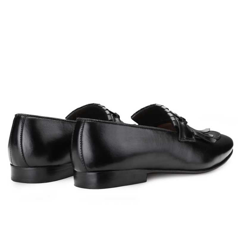 Ortiz Horsebit Loafers in Black