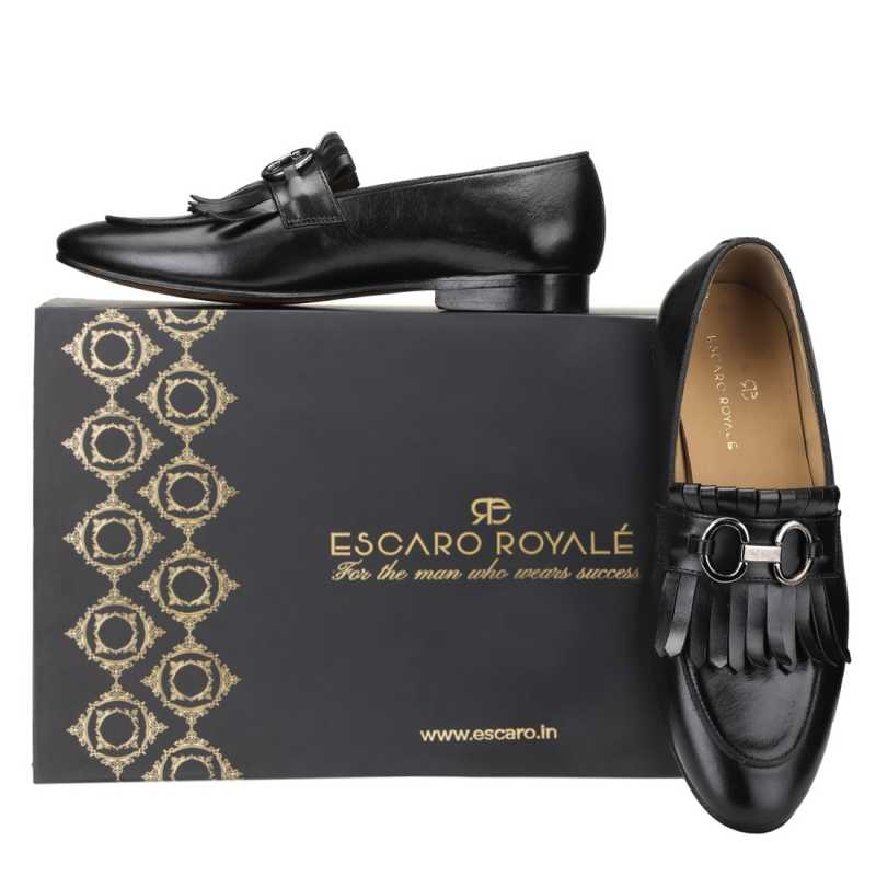 Ortiz Horsebit Loafers in Black
