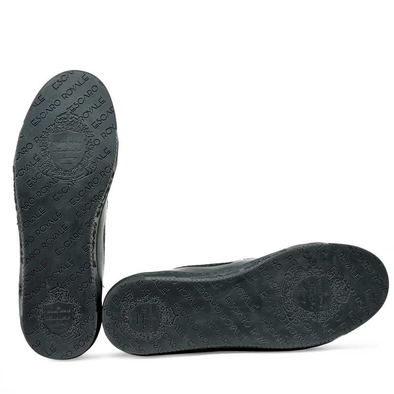 Jagger Designer Hightop Sneakers in Blue