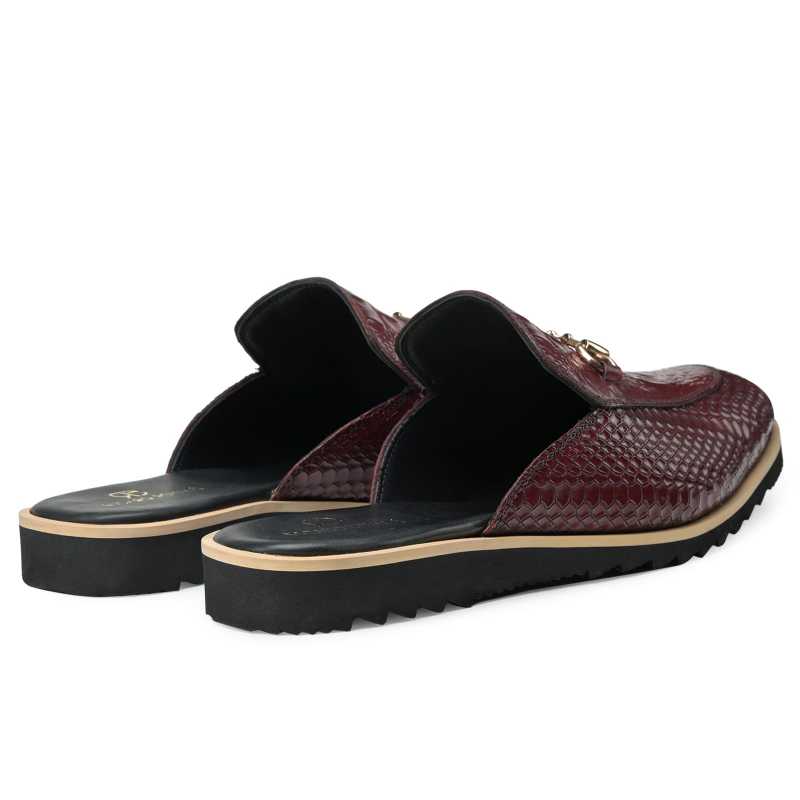 The Hale Slippers Mules Wine