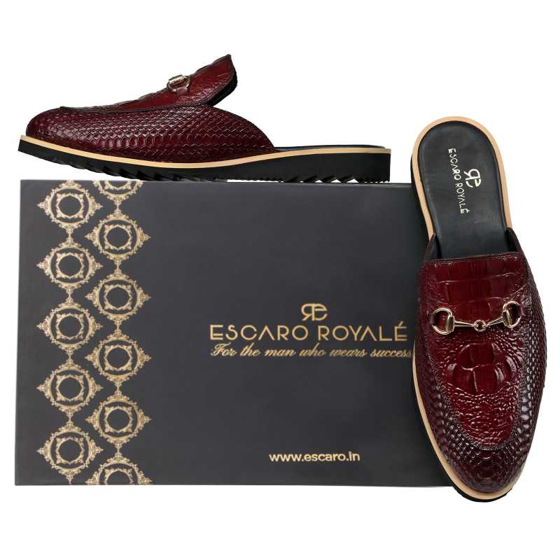 The Hale Slippers Mules Wine