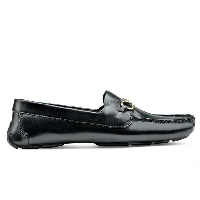Walt Horsebit Driver Loafers in Black
