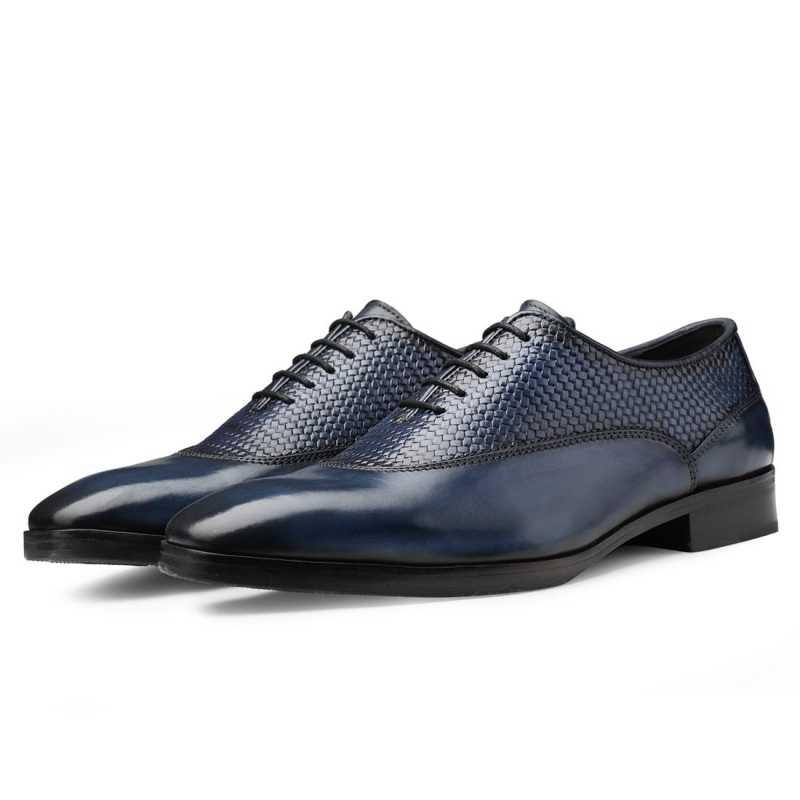 Dwayne Dual Textured Oxfords - men's shoes, view 3