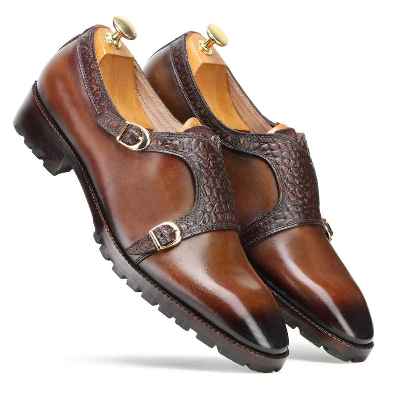 Rio Double Monks in Brown