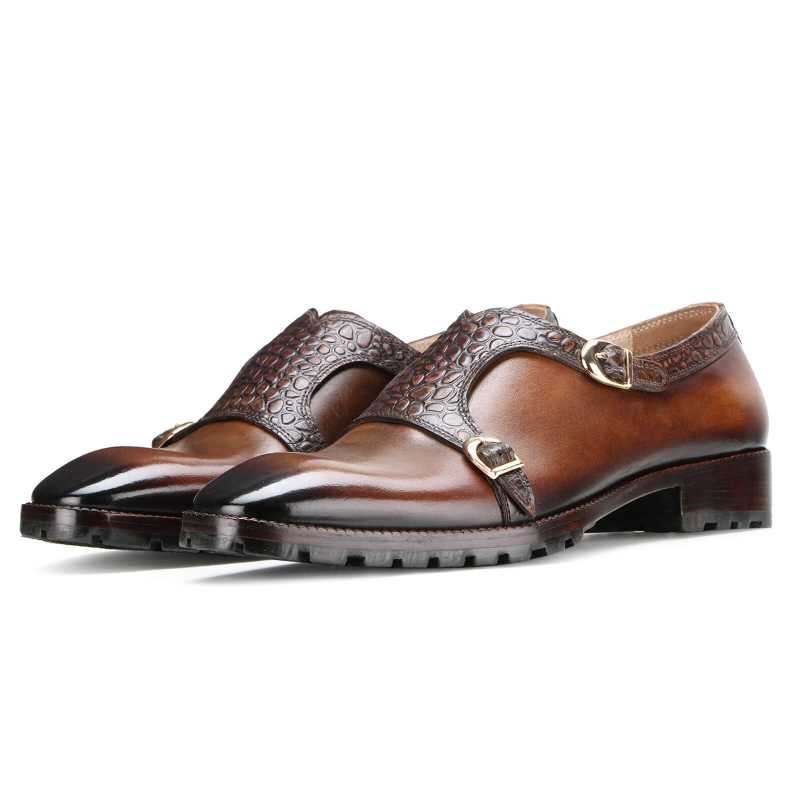 Rio Double Monks in Brown