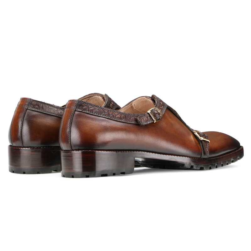 Rio Double Monks in Brown