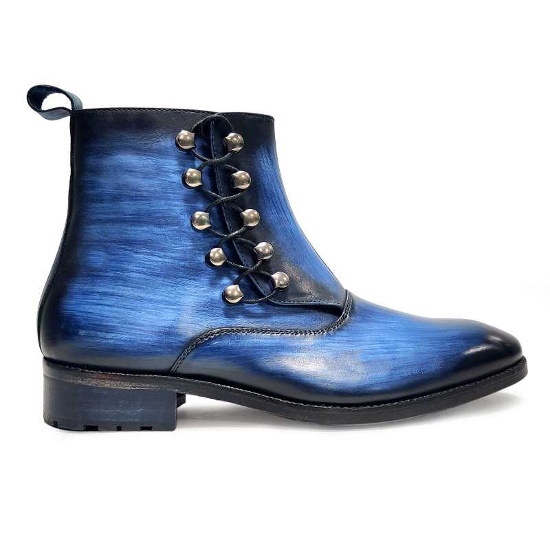 Beaufort Ankle Boots in Blue
