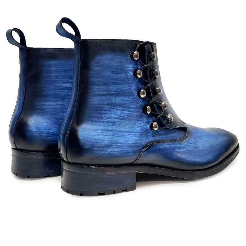 Beaufort Ankle Boots in Blue