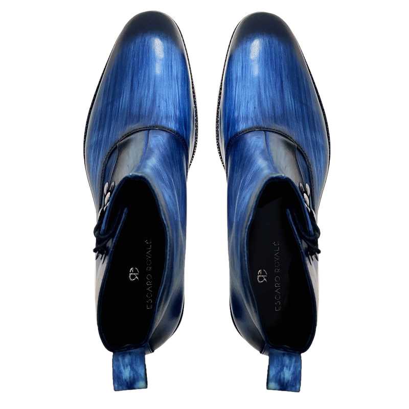 Beaufort Ankle Boots in Blue