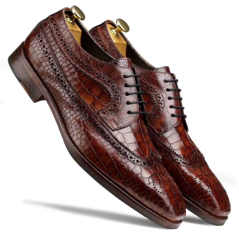 Myrtle Designer Brogues in Brown