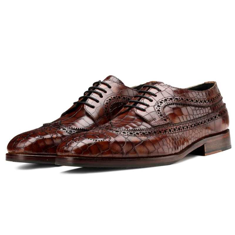 Myrtle Designer Brogues in Brown