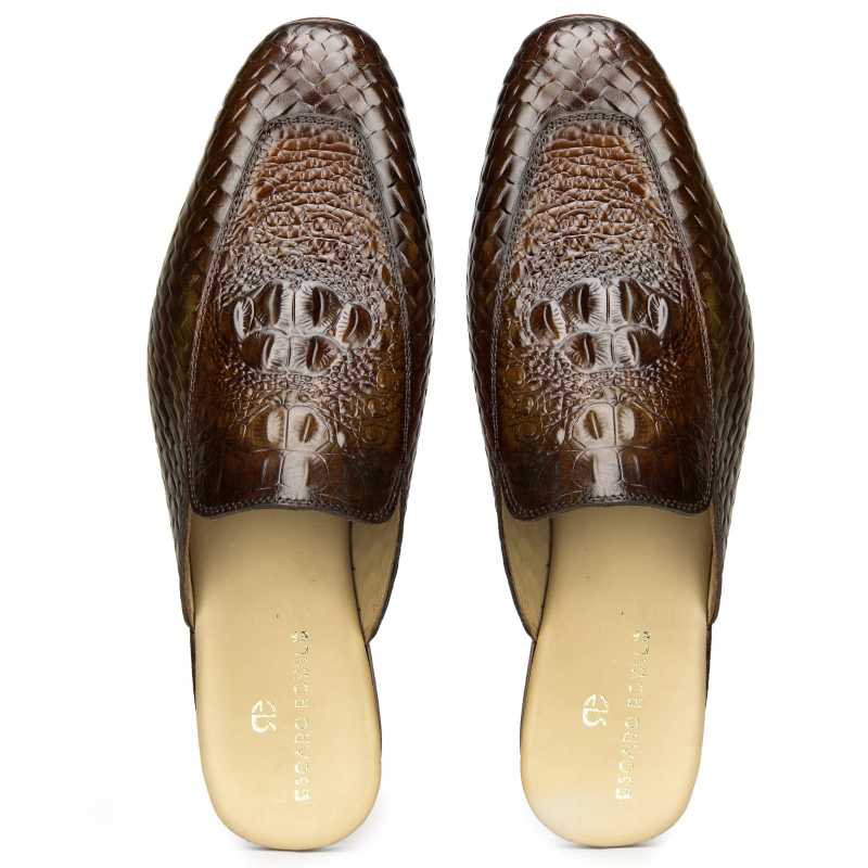 Georgetown Mule Slippers in Brown