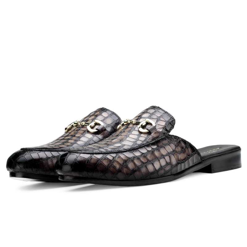 Tanguy Mule Slippers in Gray