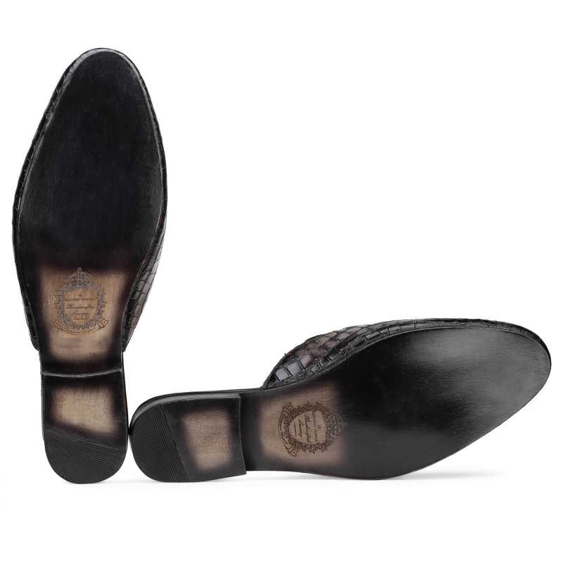 Tanguy Mule Slippers in Gray
