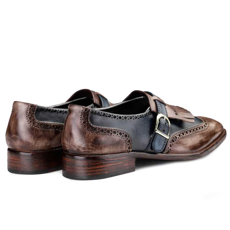 Mark Goodyear-welted fiddleback Loafers in Brown