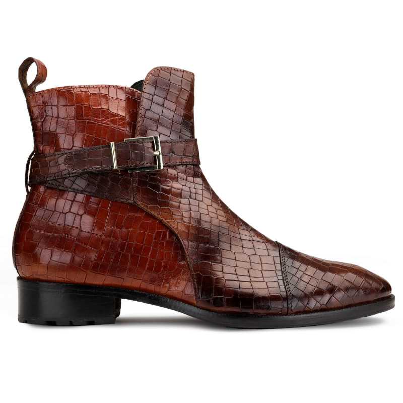 The Jodhpur Boots in Patina Brown - men's shoes, view 2