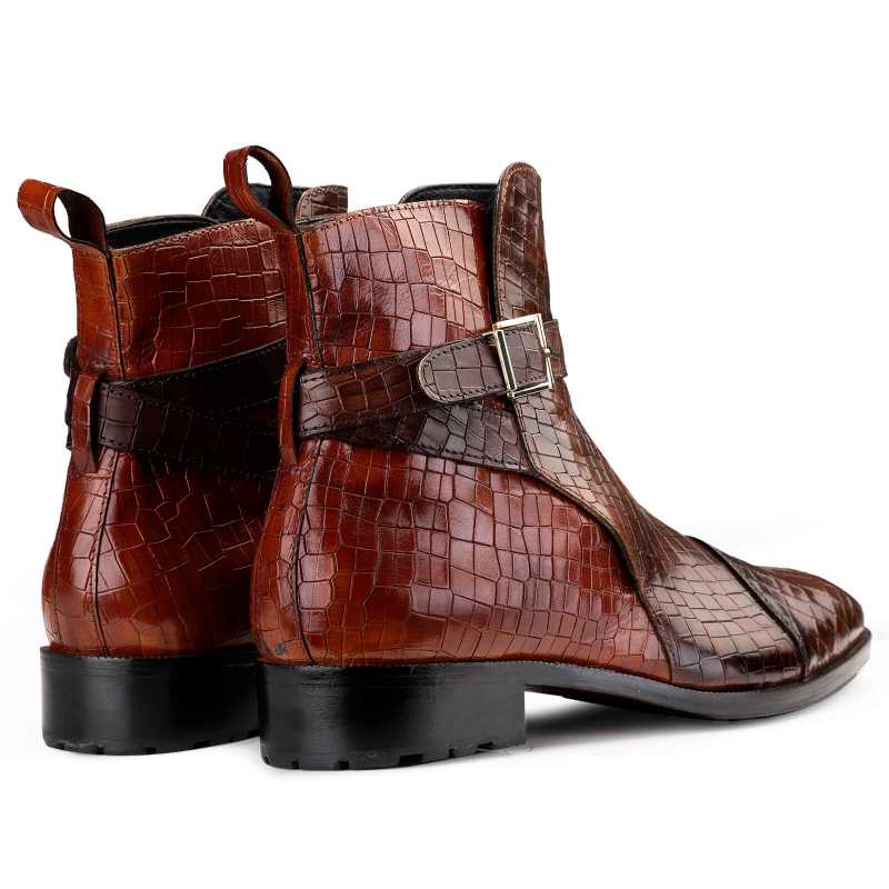 The Jodhpur Boots in Patina Brown - men's shoes, view 4