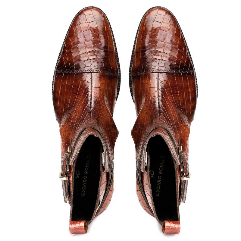 The Jodhpur Boots in Patina Brown - men's shoes, view 5
