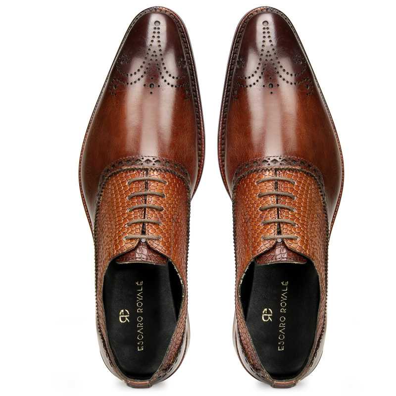 Mooney Patina Oxfords in Brown