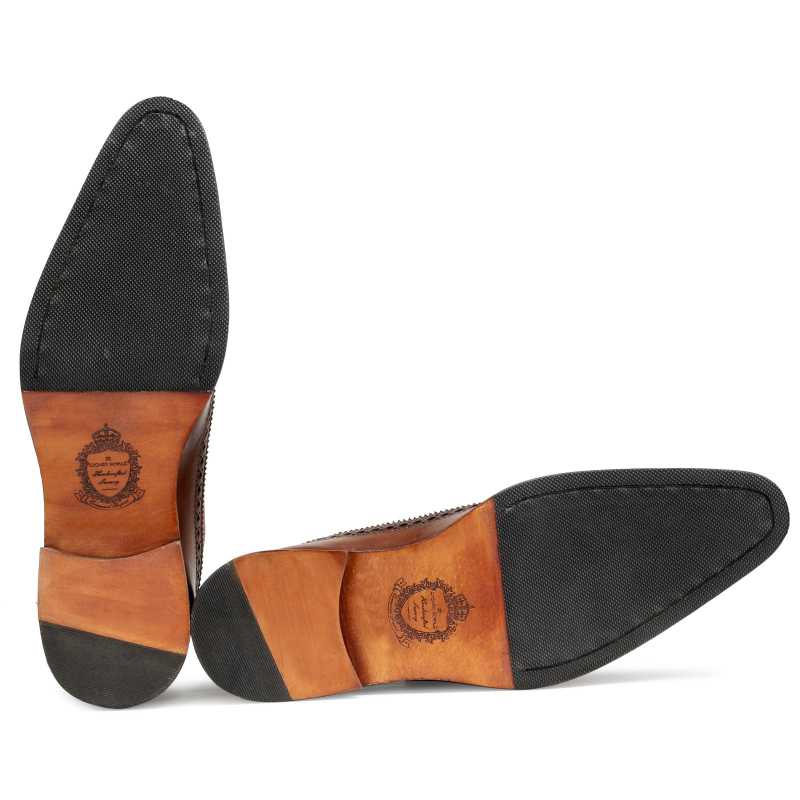 Mooney Patina Oxfords in Brown