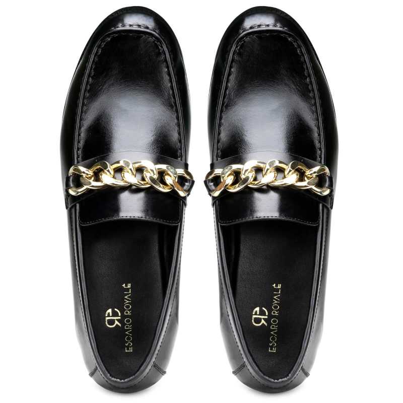 Maximo Classic Loafers in Black