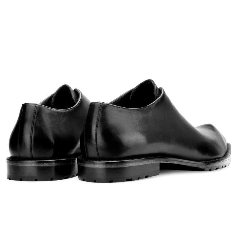 Connery Snip-Toe Black Oxfords