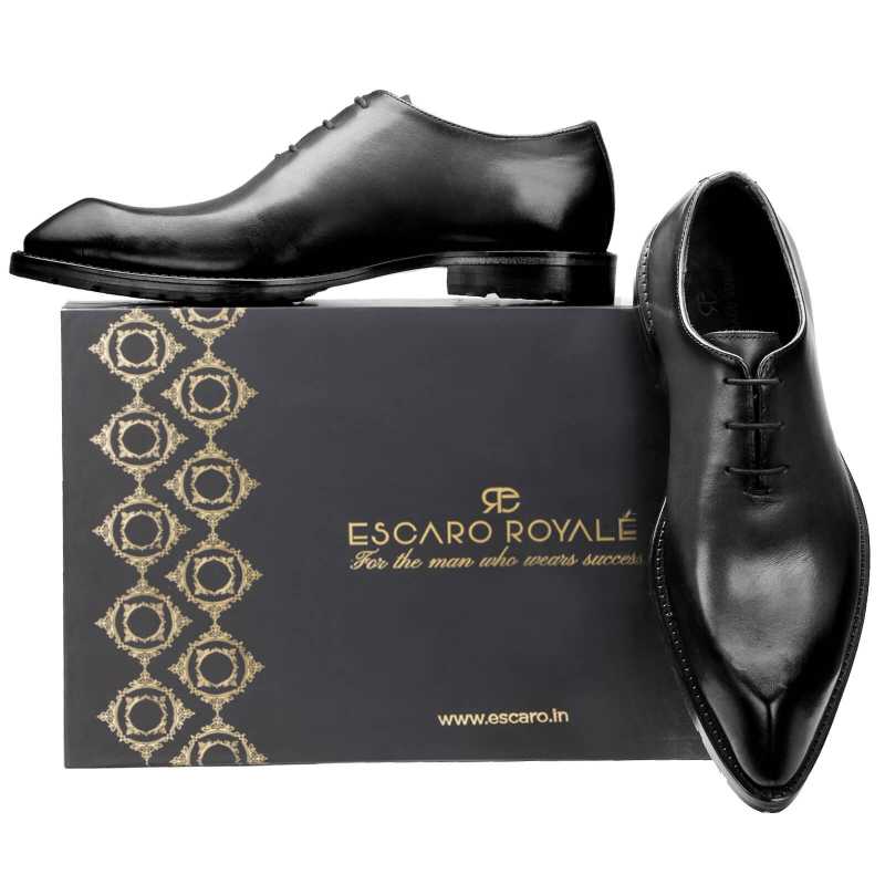 Connery Snip-Toe Black Oxfords