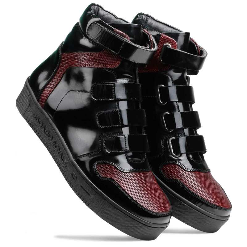 Triumph Black Hightop Sneakers
