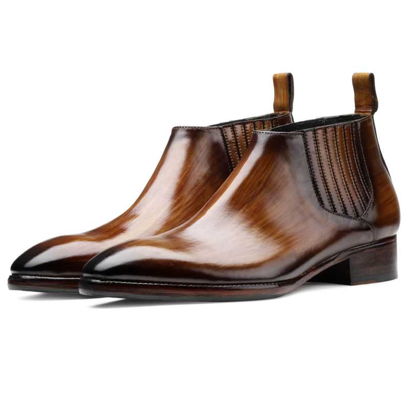 Arkle Chelsea Boots in Cognac