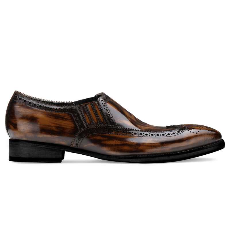 Hastings Marble Loafers in Brown