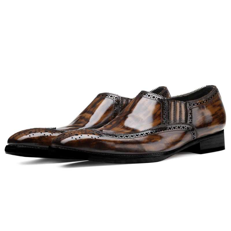 Hastings Marble Loafers in Brown