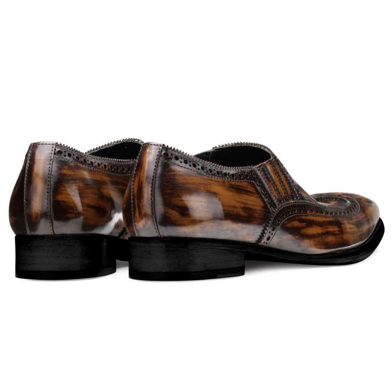 Hastings Marble Loafers in Brown