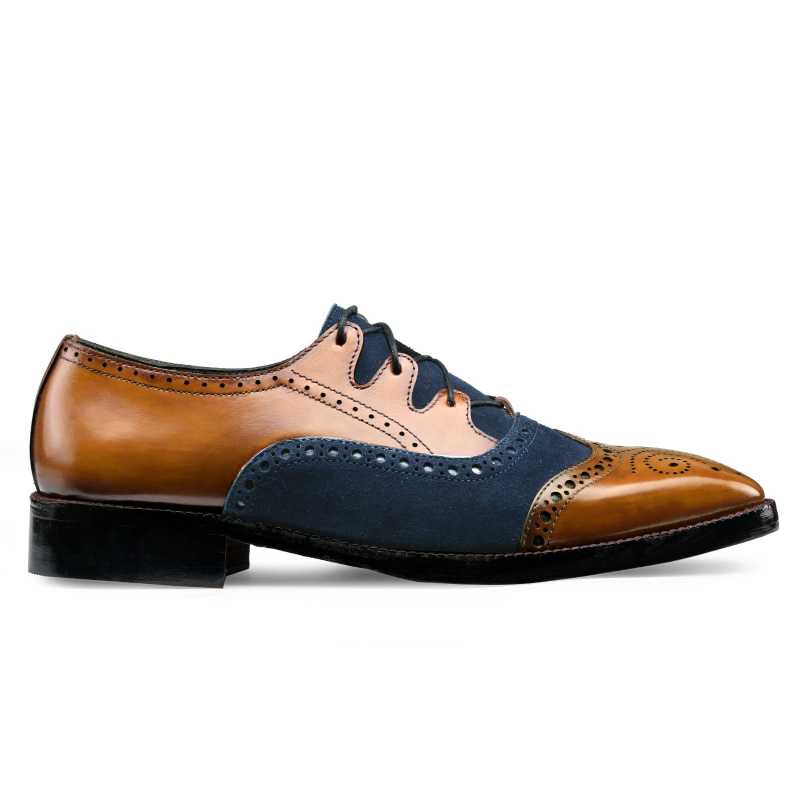 Bart Criss Cross Oxford Tan Blue