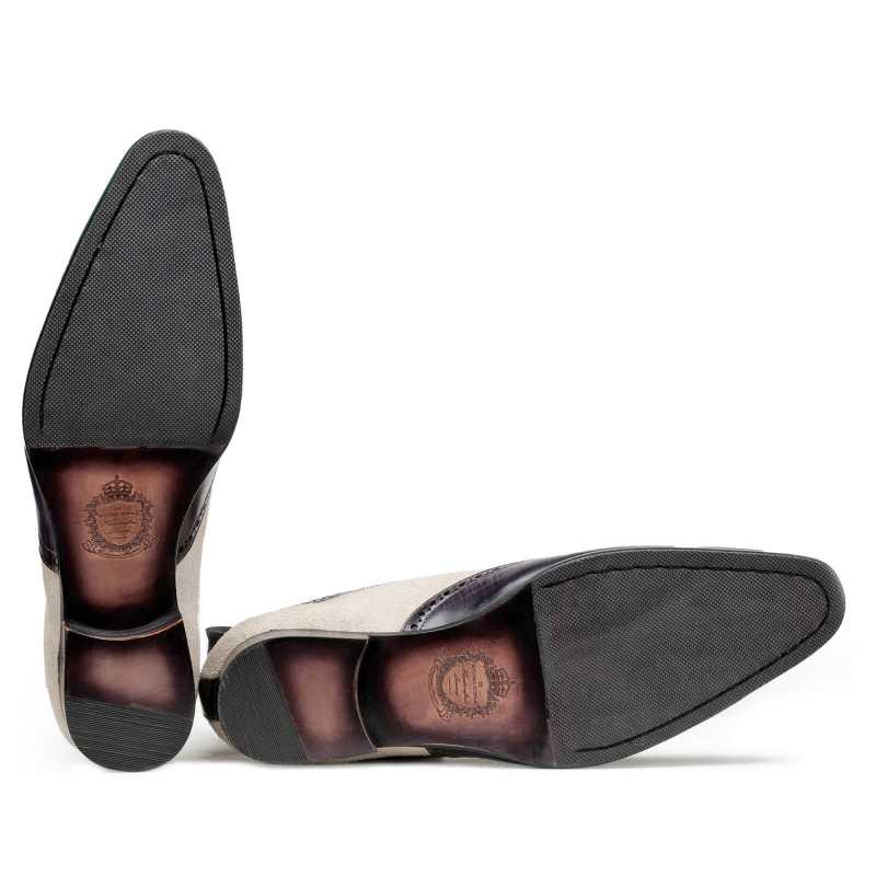 Bernardo Zipper Boots in Gray