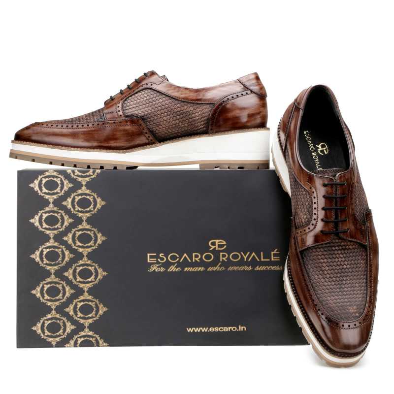 Stefan Weaved Derby in Brown