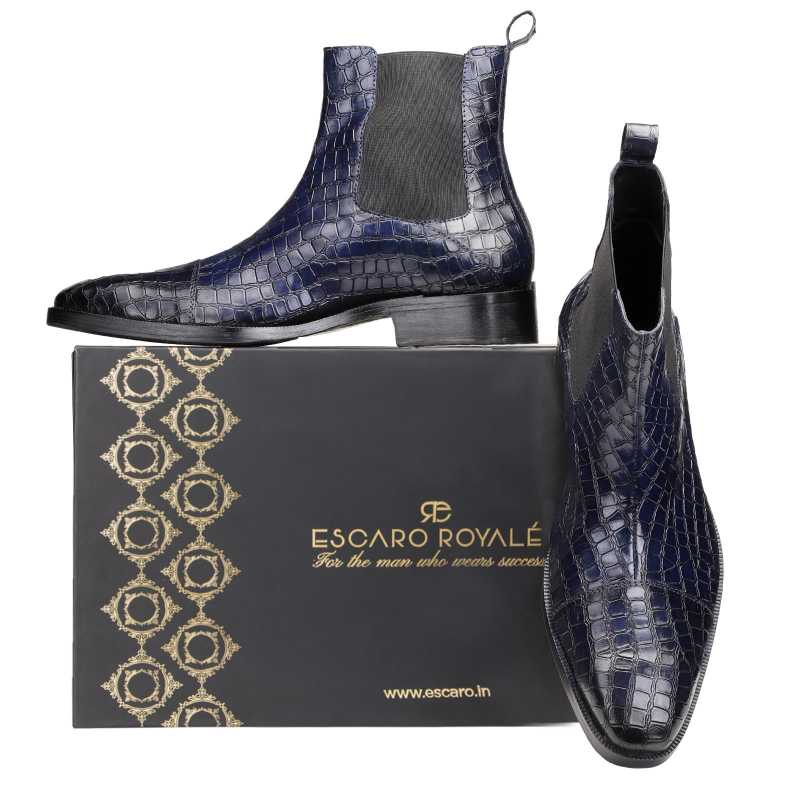 Regal Chelsea Boots In Blue