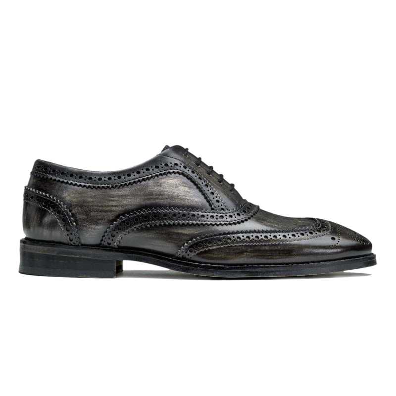 Gray Wingtip Brogues