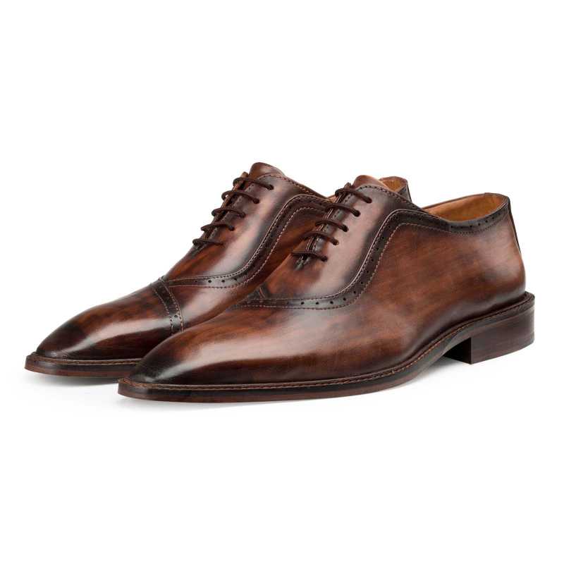 Woody Designer Oxfords in Brown