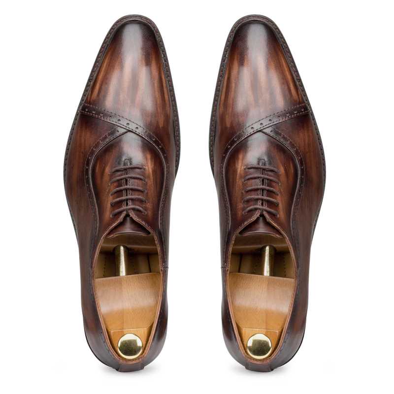 Woody Designer Oxfords in Brown