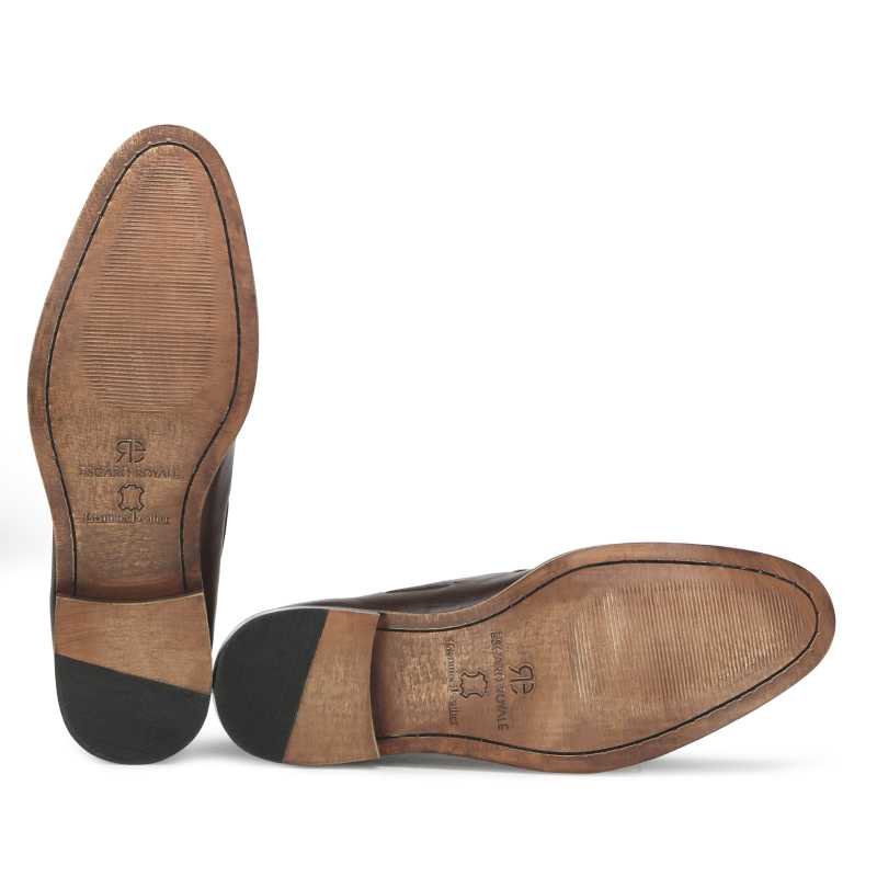 Paulus Braided Tassel Loafer in Brown