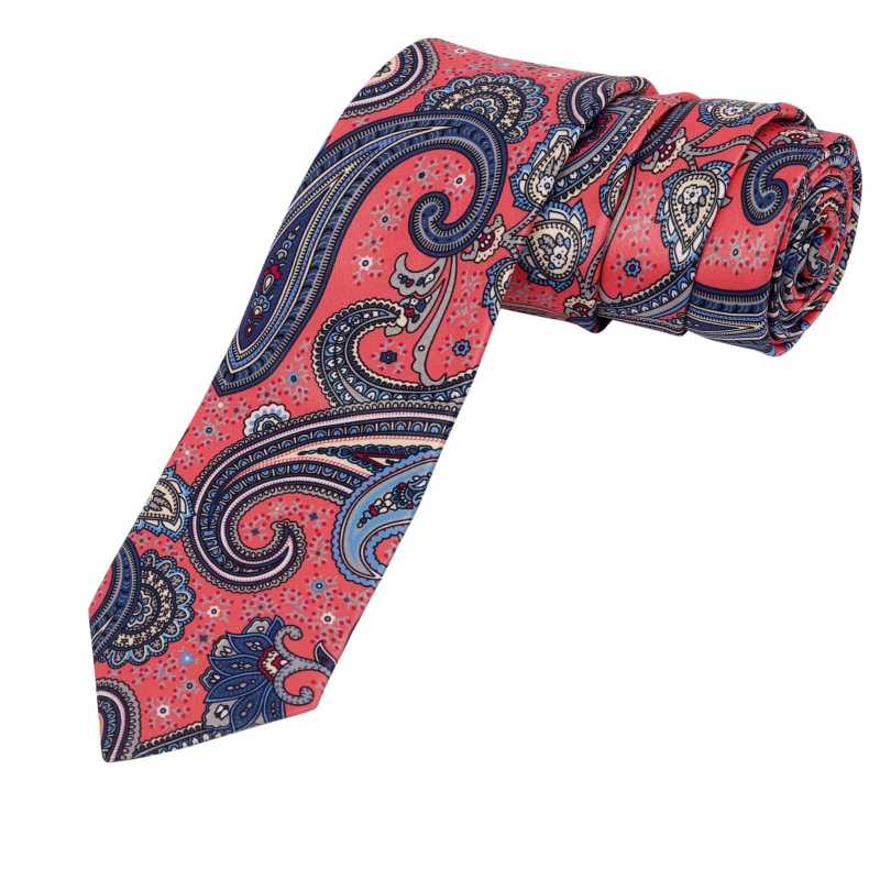 Beryl Blue Floral Tie